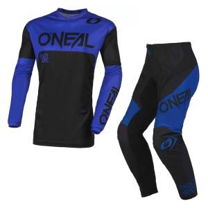 Oneal MX23 Kit Combo - Element Racewear v23 Black Blue