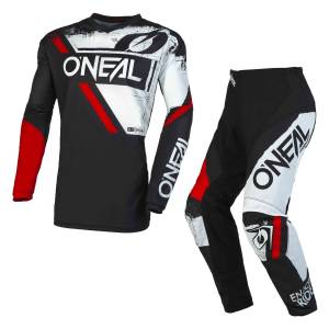 Oneal MX23 Kit Combo - Element Shocker v23 Black Red