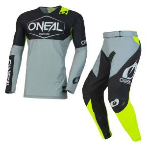 Oneal MX23 Kit Combo - Mayhem Hexx v23 Grey Neon