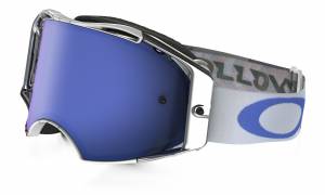 Oakley Airbrake Villopoto Black Ice Iridium Signature Motocross Goggles