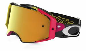 Oakley Airbrake Troy Lee Designs Cosmic Camo Neon Motocross Goggles