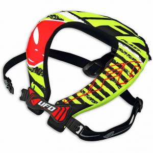 UFO Bulldog Neon Yellow Red Black Neck Support