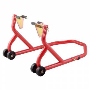 BikeTek Series 3 Front Track Paddock Stand - Red