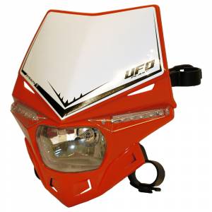 UFO Stealth headlight 12V 35W - White Red