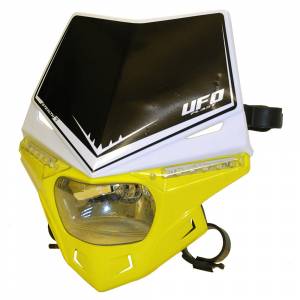 UFO Stealth Dual Colour Headlight - White Yellow