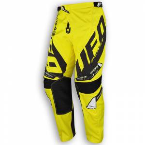 UFO Kids Mizar Yellow Black Motocross Pants