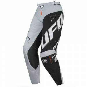 UFO Frequency Slim Black Grey Neon Orange Motocross Pants