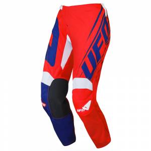 UFO Kids Vanadium Red Blue Motocross Pants