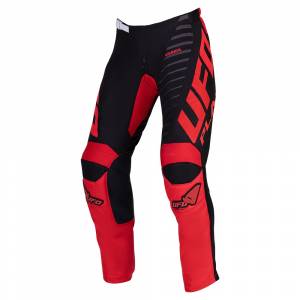 UFO Kimura Black Red Motocross Pants