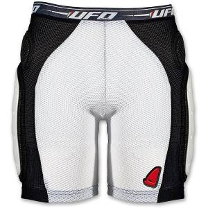 UFO Padded Plastic Shorts - Black/White( Front )