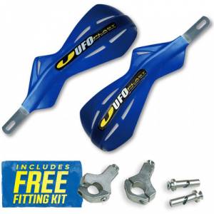  UFO Alu Brush Handguards - Reflex Blue
