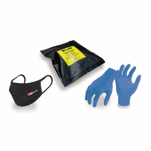 PPE 2 Mask & 50 Glove Protection Pack