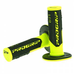 ProGrip 801 Dual Density Half Waffle Grips - Fluo Yellow