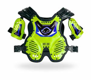 UFO Kids (4-8 Years) Shockwave Fluo Yellow Motocross Chest Protector