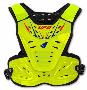 UFO Kids Reactor 2 Evolution Neon Yellow Chest Protector