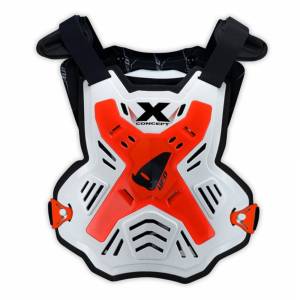 UFO X-Concept Evo White Neon Red Chest Protector
