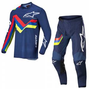 Alpinestars Racer Braap Dark Blue Motocross Kit Combo