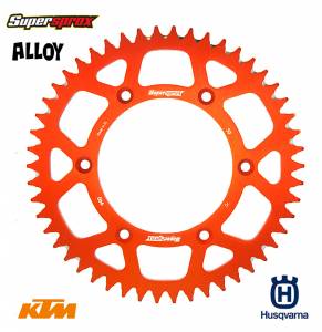 Supersprox Rear Sprocket Alloy in Orange