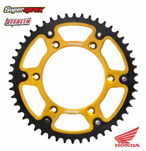 Supersprox Stealth Rear Sprocket for Honda In Gold