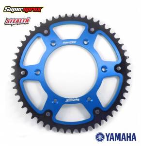 Supersprox Stealth Rear Sprocket Yamaha YZ YZF WRF in Blue