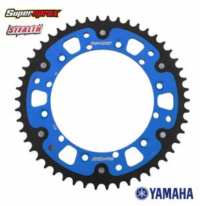 Supersprox Stealth Rear Sprocket Yamaha YZ YZF WRF - Blue  (RST-853)