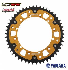 Supersprox Stealth Rear Sprocket Yamaha YZ YZF WRF - Gold (RST-853)