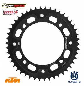 Supersprox Stealth Rear Sprocket KTM SX Husqvarna TC - Black