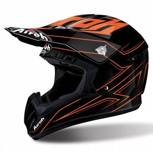 Airoh Spacer Switch Black Orange Motocross Helmet