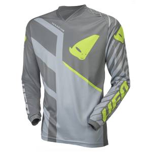 UFO Vanadium Grey Neon Yellow Motocross Jersey