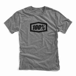 100% Essential Gunmetal Heather T-Shirt