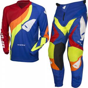 UFO Shade Blue Motocross Kit Combo