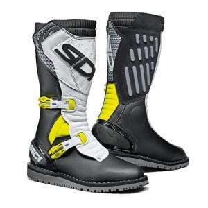 Zero 2 Black Yellow White Trials Boots