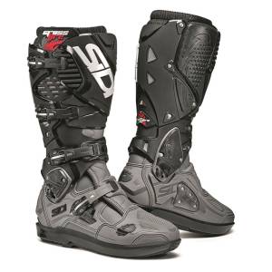 Crossfire 3 SRS Grey Black Motocross Boots