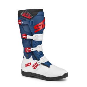 Sidi X Power SC White Navy Red - Motorcross Boots