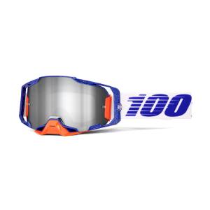 100% Armega Goggles Lavingaad - Mirror Silver Flash Lens