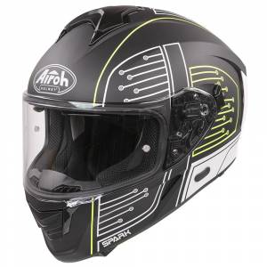 Airoh Spark Cyrcuit Black Full Face Helmet