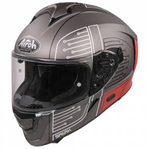 Airoh Spark Cyrcuit Red Full Face Helmet