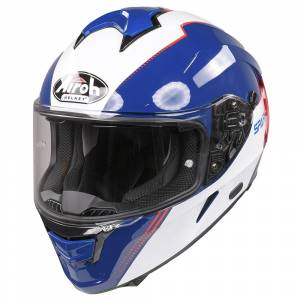 Airoh Spark Flow Blue Red Full Face Helmet