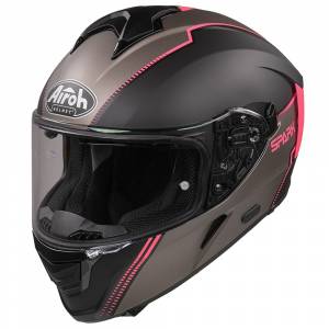 Airoh Spark Flow Black Pink Full Face Helmet