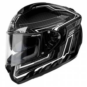 Airoh ST 701 Safety Full Carbon White Full Face Helmet