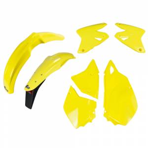 UFO Plastic Kit Suzuki DRZ 400E Yellow