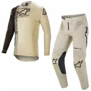 Alpinestars Supertech Foster Sand Black Motocross Kit Combo