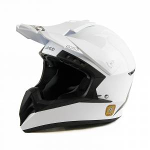 Airoh Switch Plain White Motocross Helmet