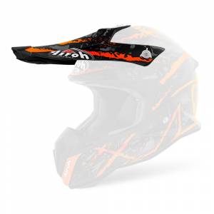 Airoh Terminator Open Vision Carnage Orange Replacement Peak