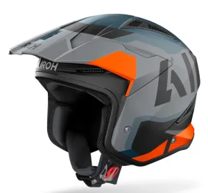Airoh TRR2 Jupiter Matt Orange Trials Helmet
