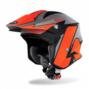 Airoh TRR S Pure Orange Gloss Trials Helmet