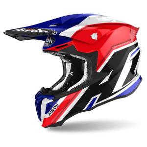 Airoh Twist 2.0 Shaken Blue Gloss Helmet