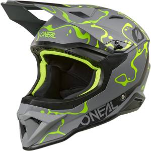 O'Neal 1SRS Splash MX Helmet - Grey Neon Yellow