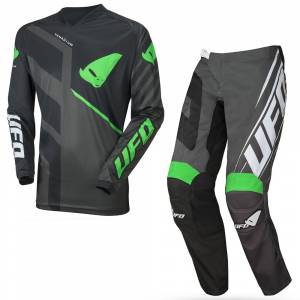 UFO Kids Vanadium Black Motocross Kit Combo