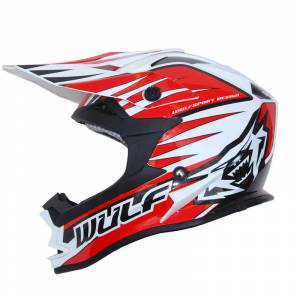 Wulfsport Advance Red Motocross Helmet